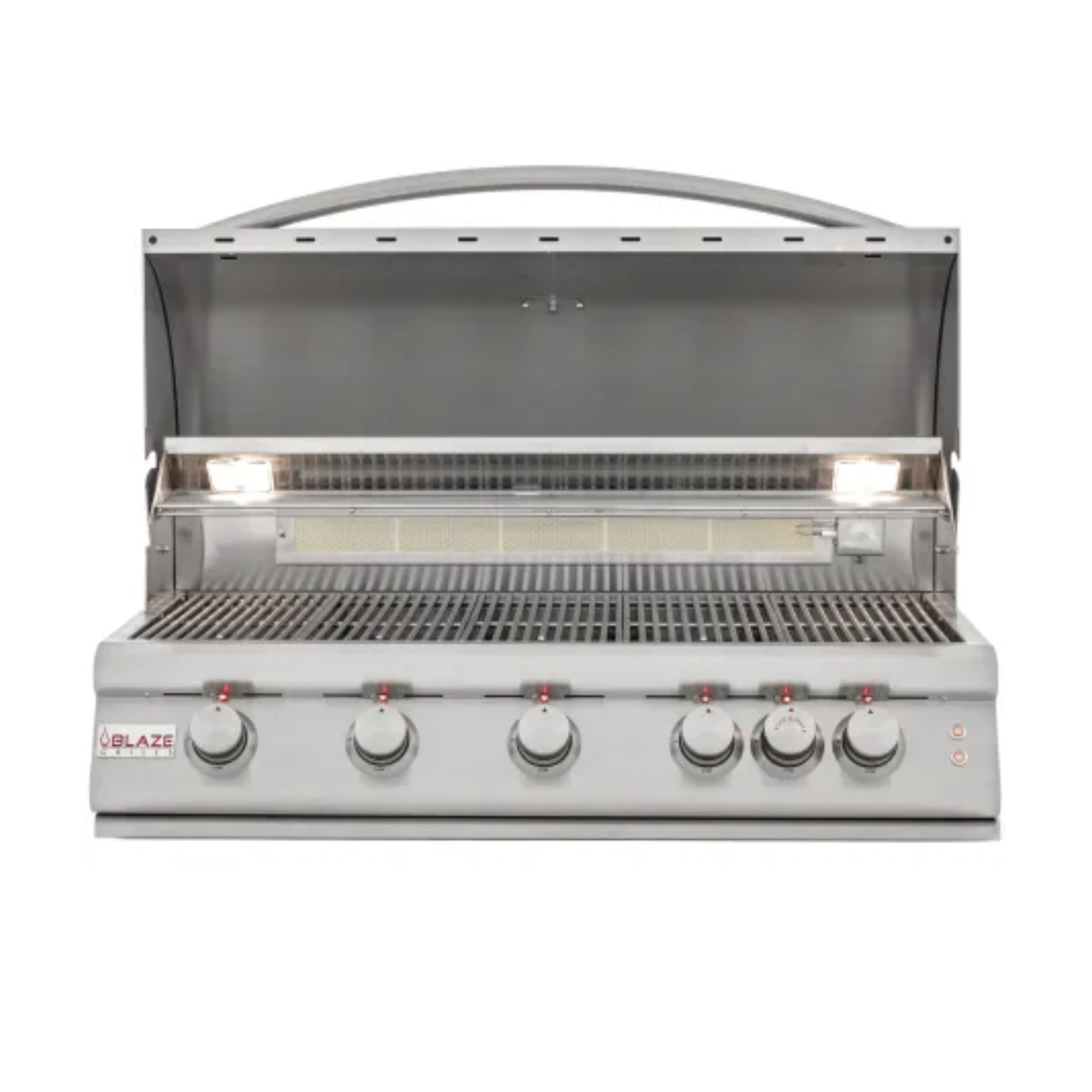 GRILLDEN™ blaze 40 inch 5 burner lte gas grill with rear burner and built in lighting system