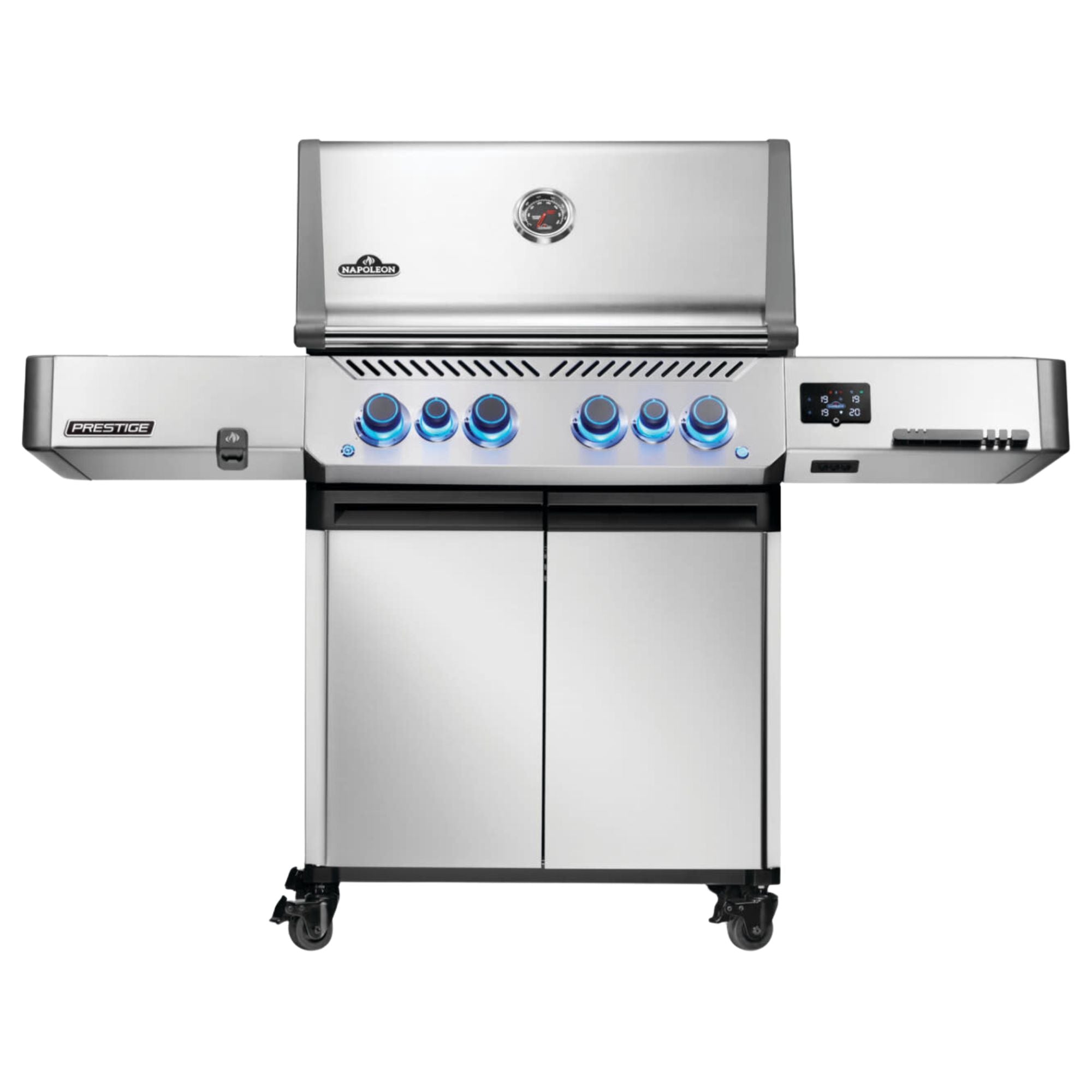 GRILLDEN™ napoleon new prestige® 500 connected rsib freestanding gas grill w infrared side and rear burner