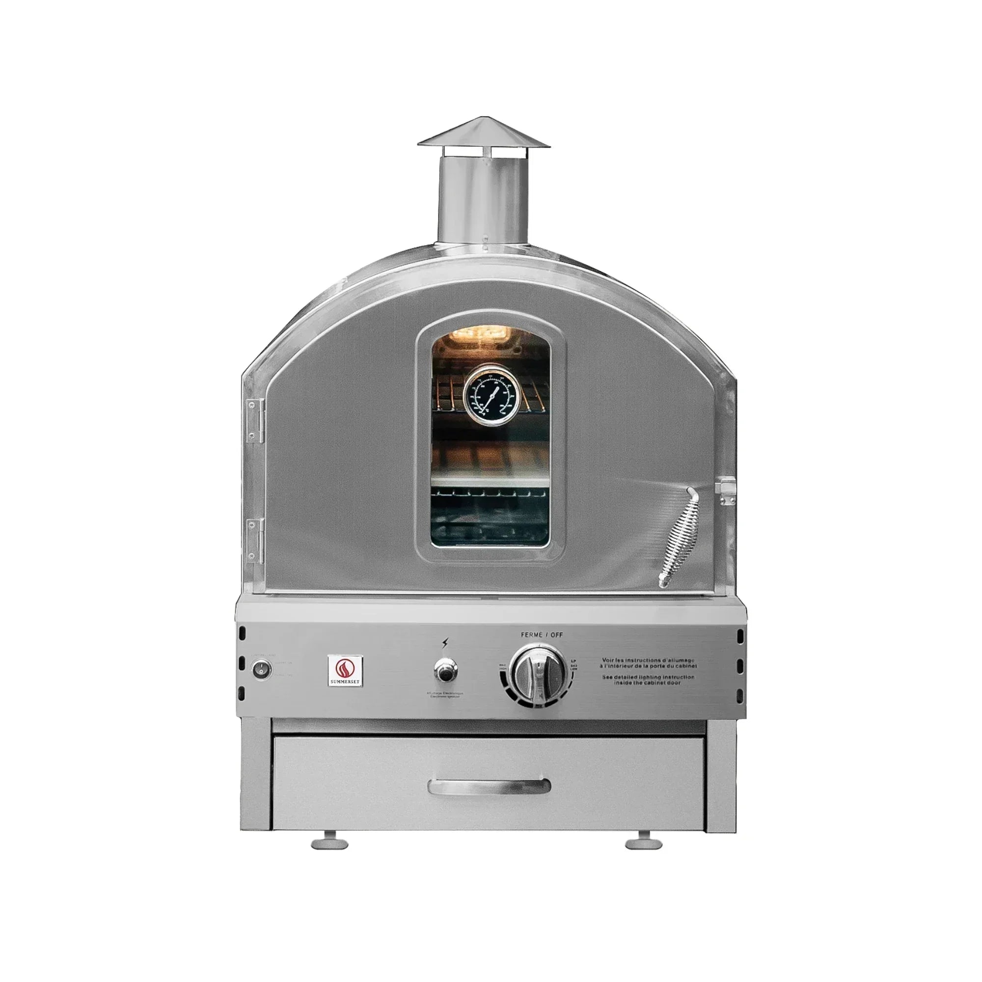 GRILLDEN™ summerset outdoor built in gas pizza oven