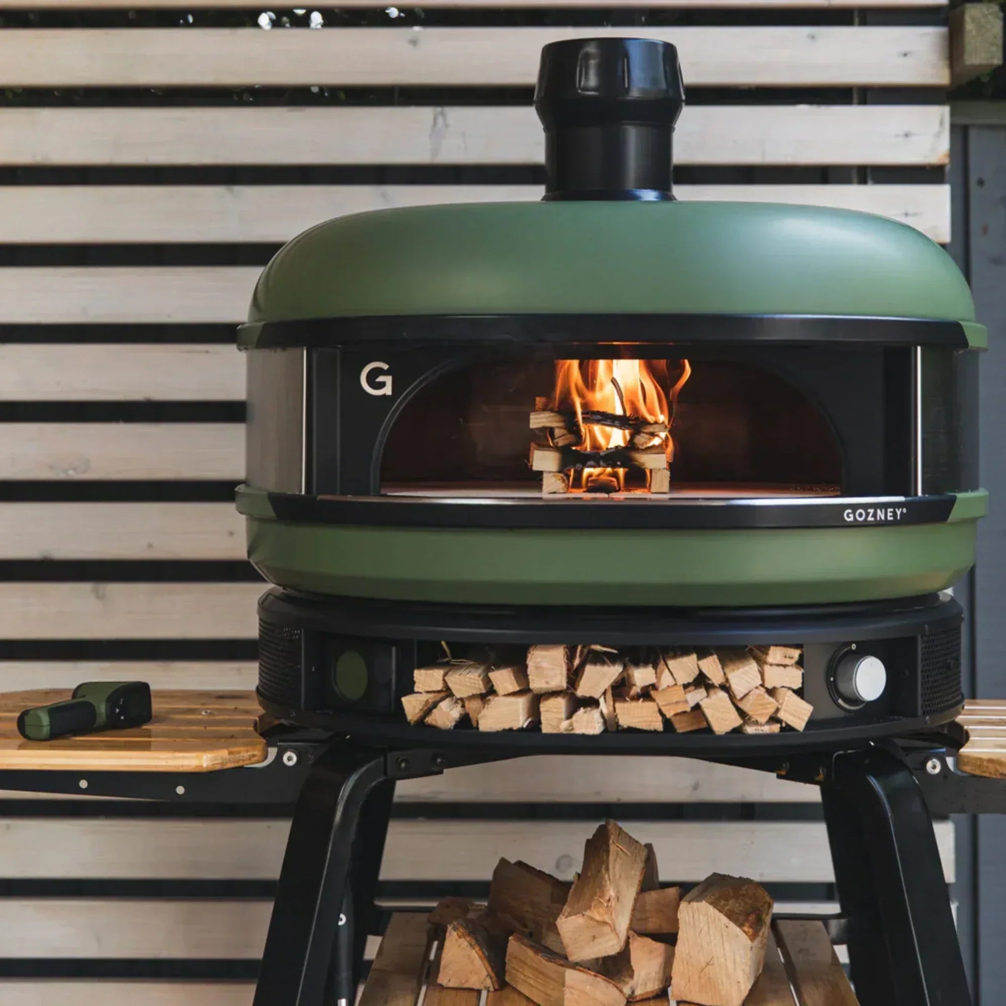 GRILLDEN™ gozney green dome outdoor freestanding dual fuel pizza oven