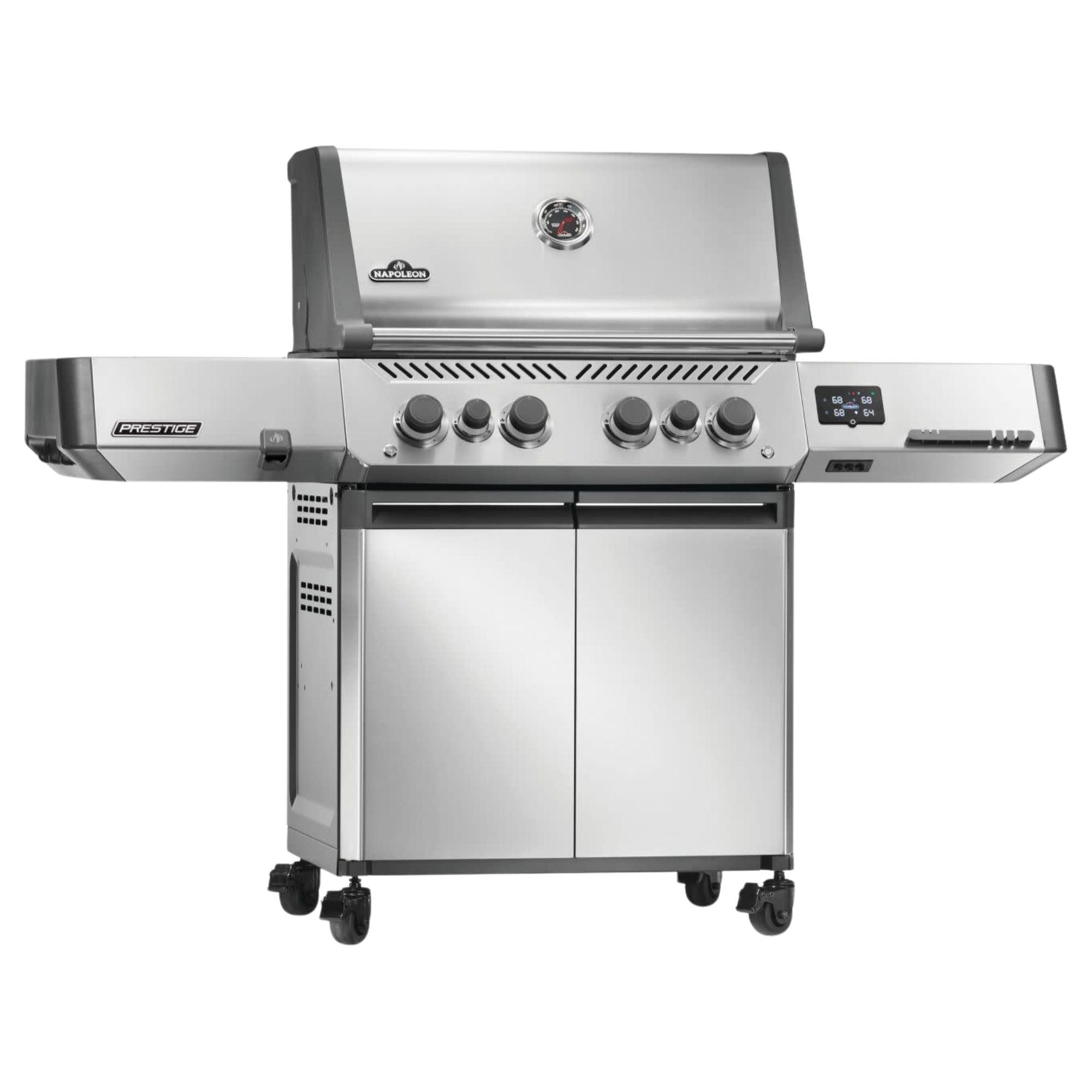 GRILLDEN™ napoleon new prestige® 500 connected rsib freestanding gas grill w infrared side and rear burner