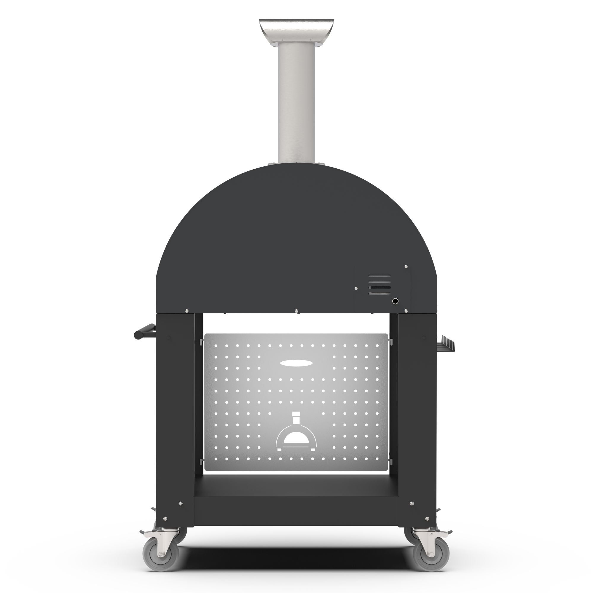 GRILLDEN™ alfa classico 2 pizze freestanding grey pizza oven