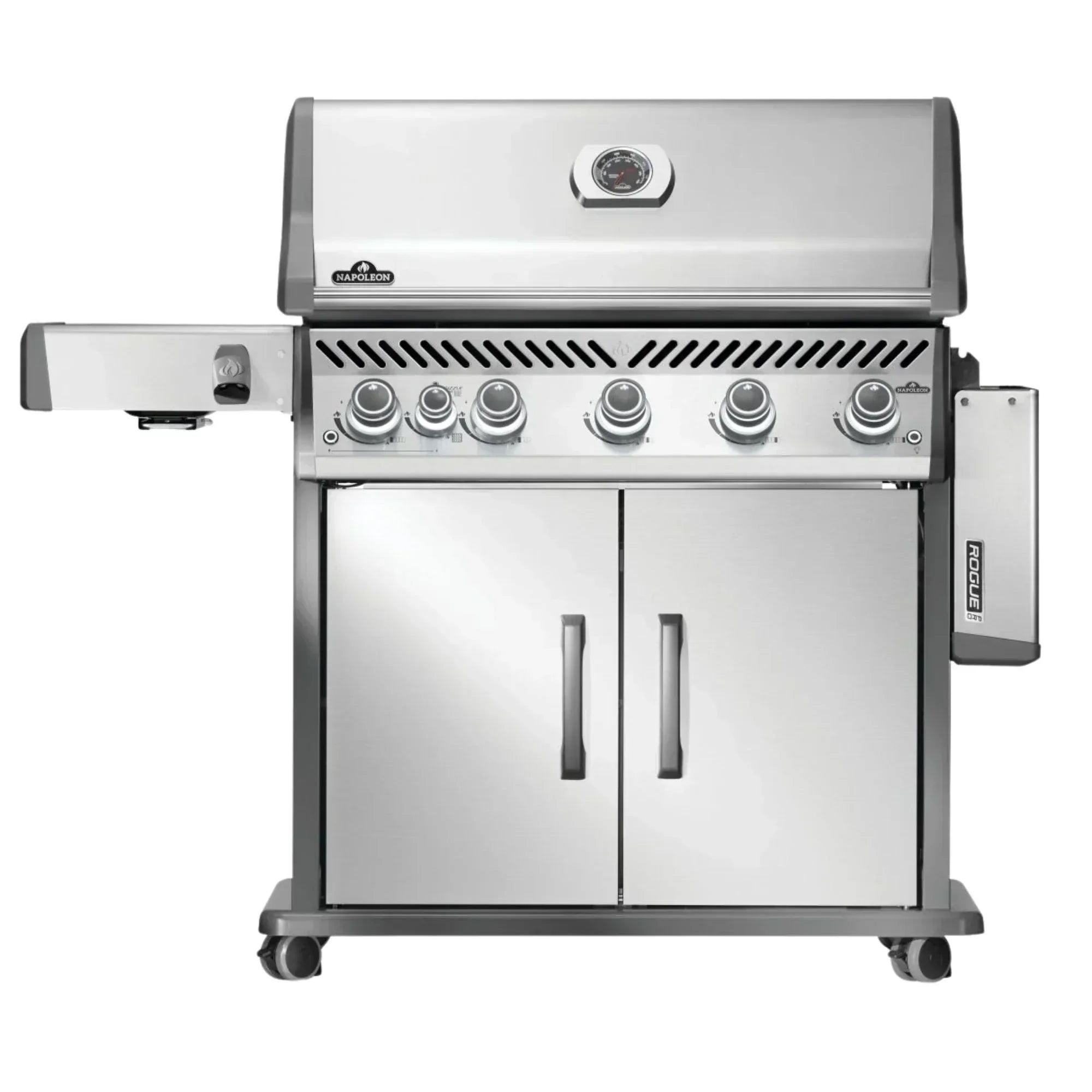 GRILLDEN™ napoleon rogue pro 625 sib freestanding gas grill w infrared side burner