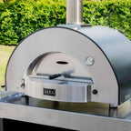 GRILLDEN™ alfa classico 2 pizze freestanding grey pizza oven