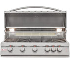 GRILLDEN™ blaze 40 inch 5 burner lte gas grill with rear burner lighting system
