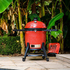 GRILLDEN™ kamado joe big joe iii freestanding 24 inch charcoal grill w grill gripper ash tool