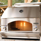 GRILLDEN™ lynx napoli lpzaf professional 30 inch gas outdoor pizza oven on mobile cart