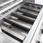 GRILLDEN™ blaze 40 inch 5 burner lte gas grill with rear burner lighting system