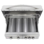 GRILLDEN™ blaze 32 inch 4 burner lte gas grill with rear burner lighting system