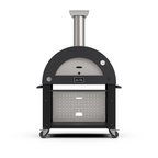 GRILLDEN™ alfa moderno anthracite grey 3 pizze freestanding gas pizza oven