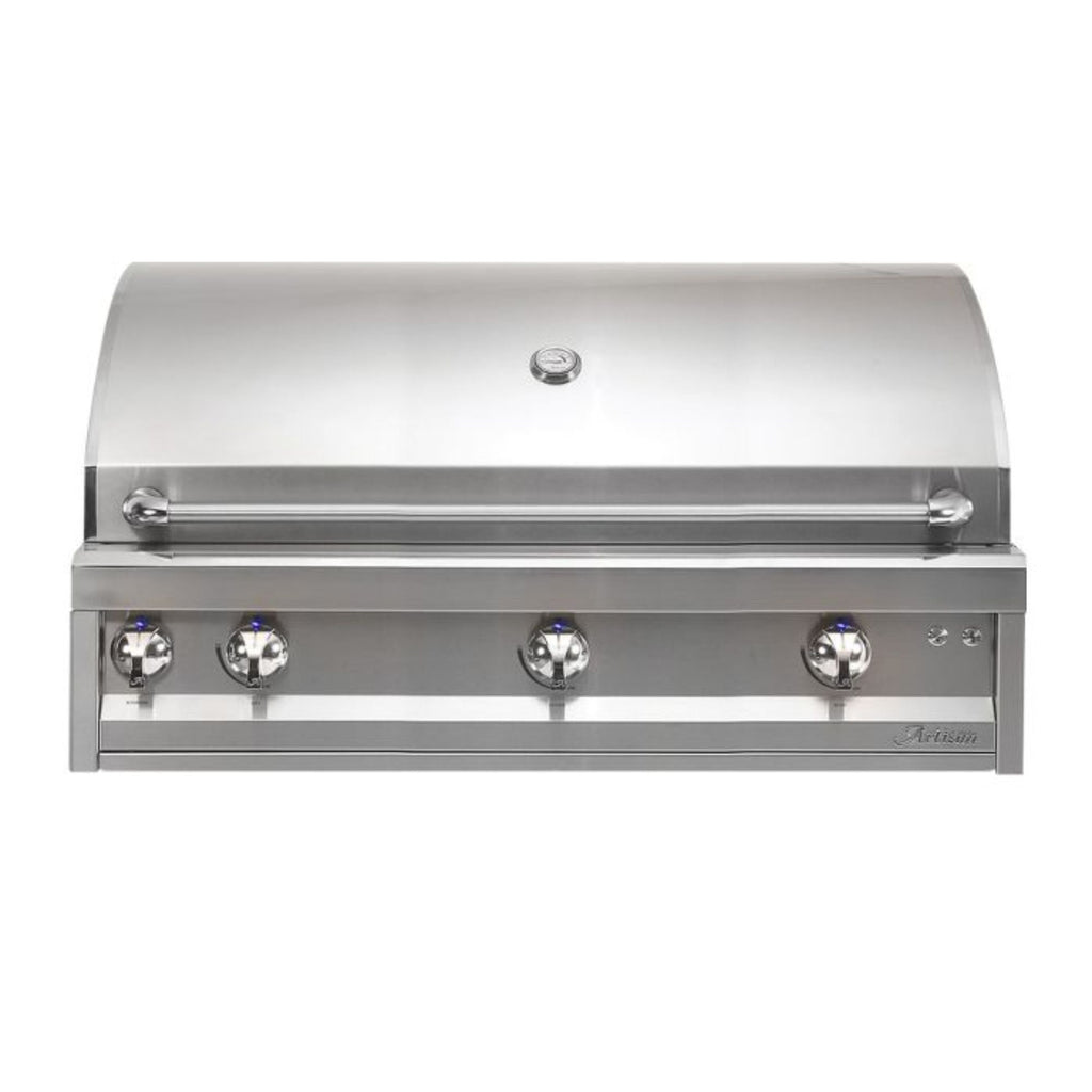 GRILLDEN™ artisan professional 42 inch 3 burner built in gas grill w rotisserie