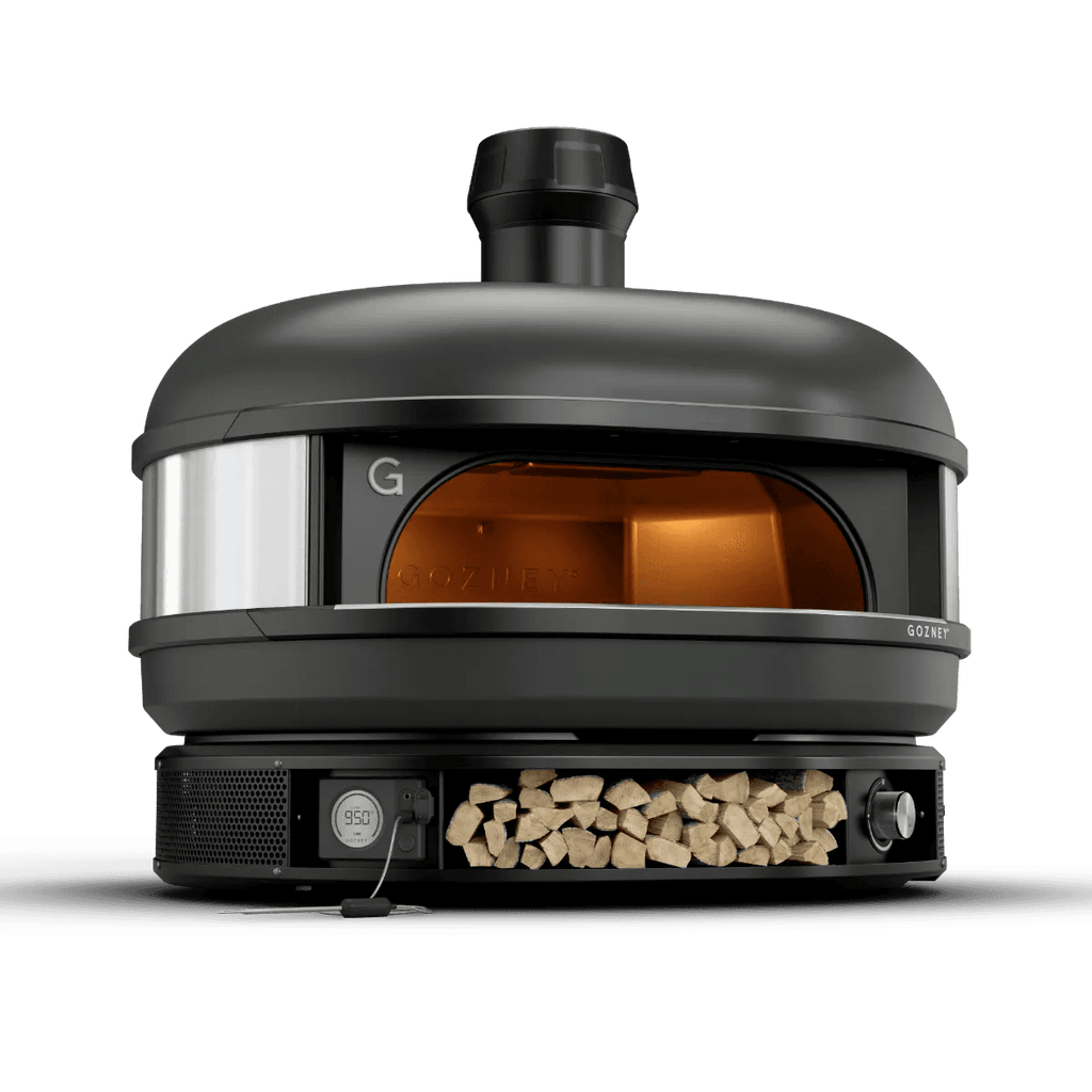 GRILLDEN™ gozney dome off black outdoor dual fuel pizza oven