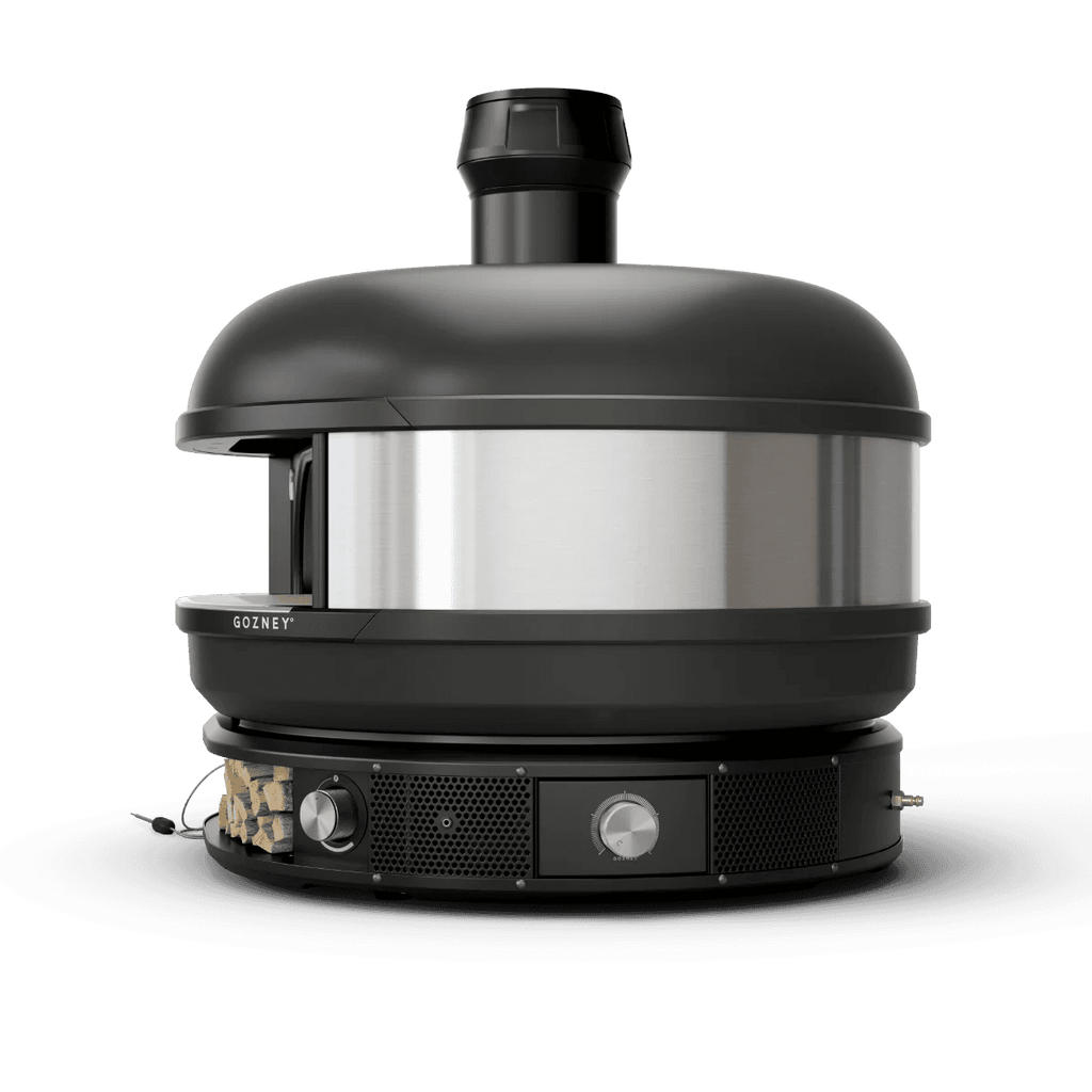GRILLDEN™ gozney dome off black outdoor dual fuel pizza oven