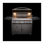 GRILLDEN™ blaze professional 44 inch 4 burner built in gas grill with rear infrared burner