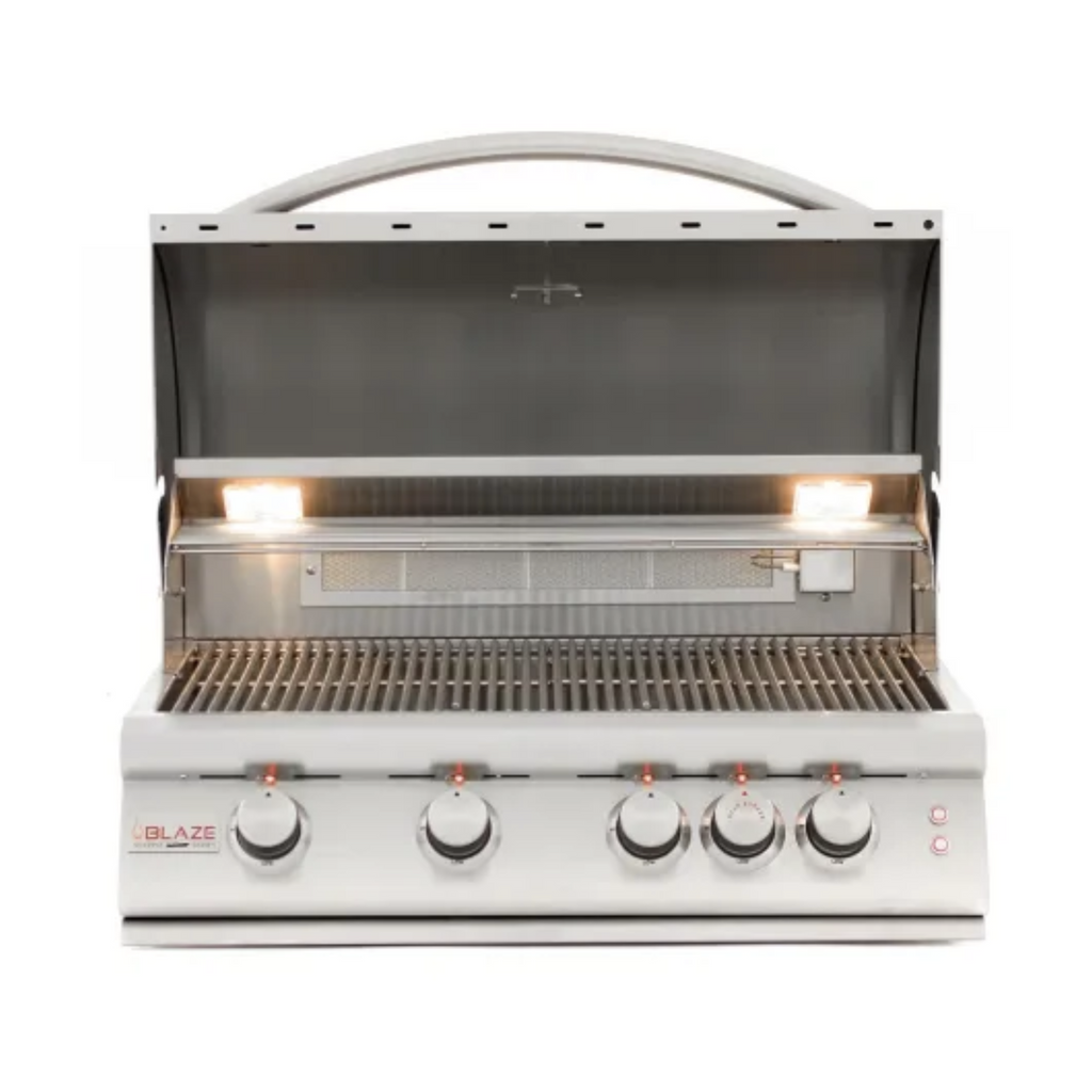 GRILLDEN™ blaze marine grade 316l 4 burner premium lte built in grill