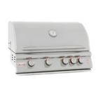 GRILLDEN™ blaze 32 inch 4 burner lte built in gas grill with rear burner and built in lighting system
