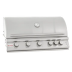 GRILLDEN™ blaze 40 inch 5 burner lte gas grill with rear burner and built in lighting system