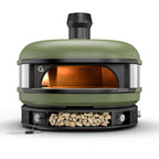 GRILLDEN™ gozney dome green outdoor dual fuel pizza oven