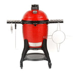 GRILLDEN™ kamado joe classic joe iii freestanding 18 inch charcoal grill w grill gripper ash tool