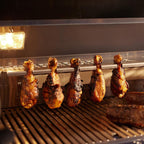 GRILLDEN™ blaze lte pro 40 inch 5 burner freestanding gas grill w digital temperature screen rear infrared burner