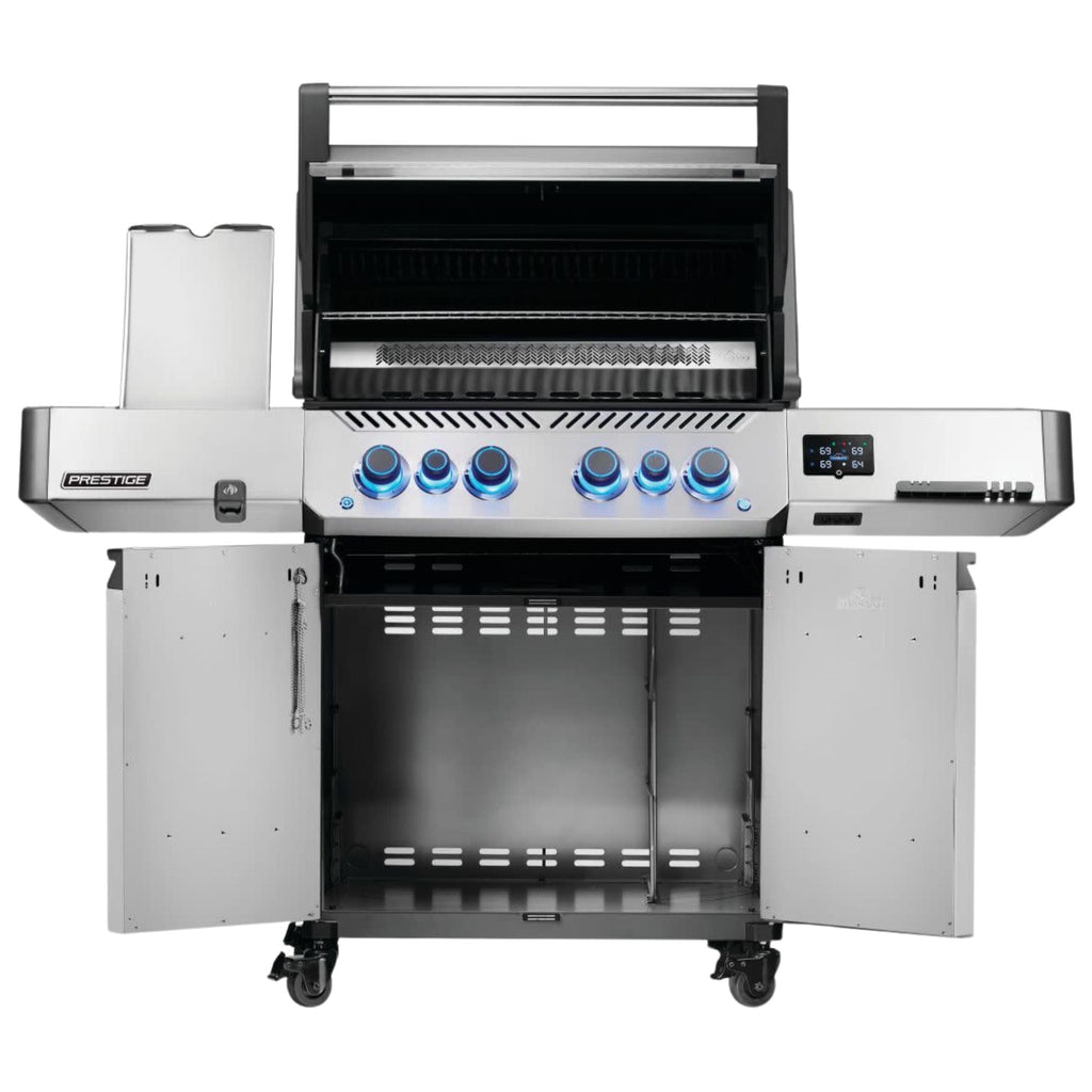 GRILLDEN™ napoleon new prestige® 500 connected rsib freestanding gas grill w infrared side and rear burner