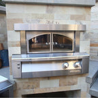 GRILLDEN™ alfresco 30 inch built in outdoor gas pizza oven