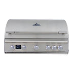 GRILLDEN™ blaze lte pro 40 inch 5 burner built in gas grill w digital temperature screen rear infrared burner