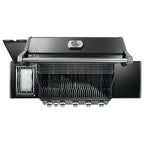GRILLDEN™ napoleon rogue pro 625 sib black freestanding gas grill w infrared side burner