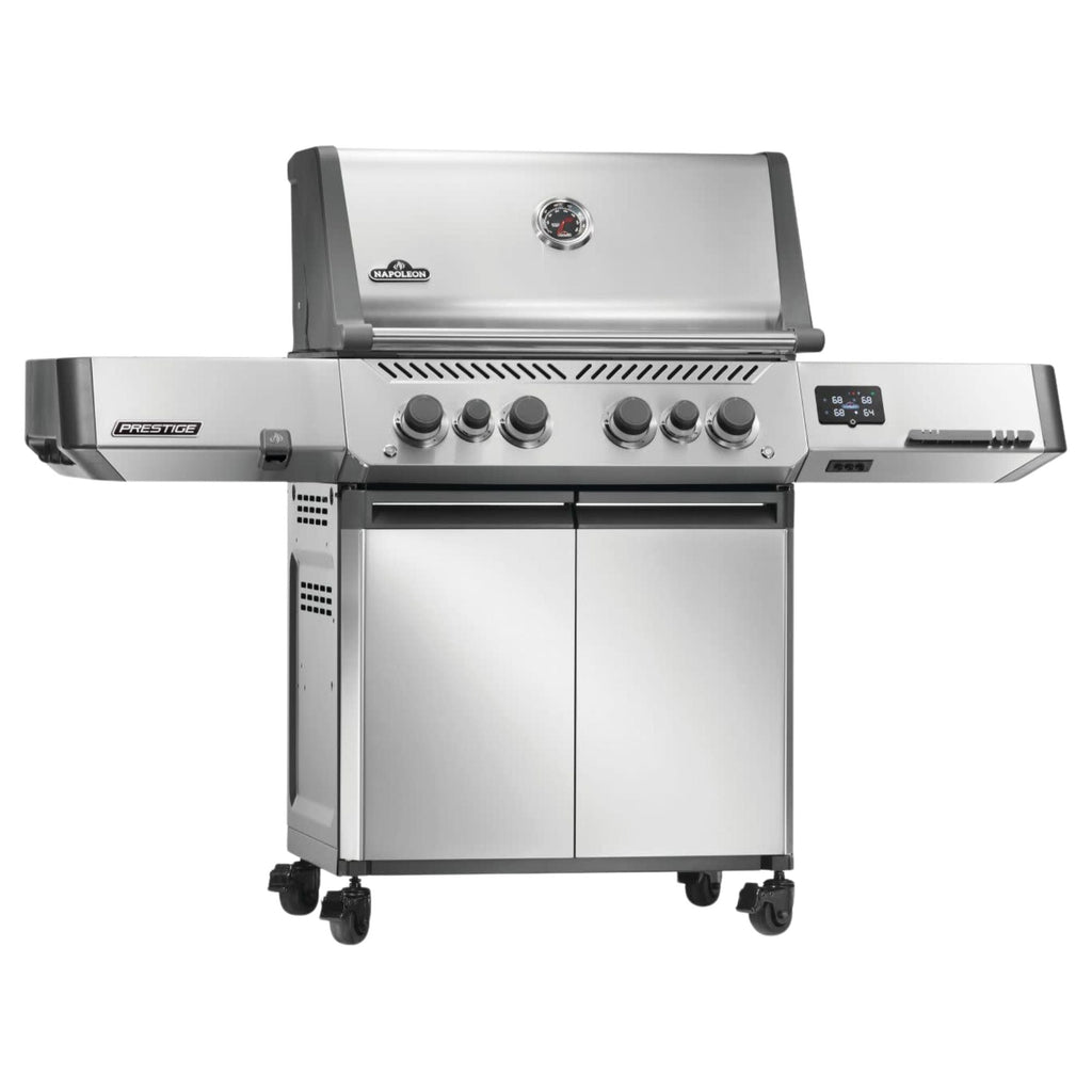 GRILLDEN™ napoleon new prestige® 500 connected rsib freestanding gas grill w infrared side and rear burner