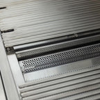 GRILLDEN™ blaze lte pro 40 inch 5 burner built in gas grill w digital temperature screen rear infrared burner