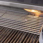 GRILLDEN™ blaze premium lte marine grade 32 inch built in gas grill w lift assist hood rear infrared burner