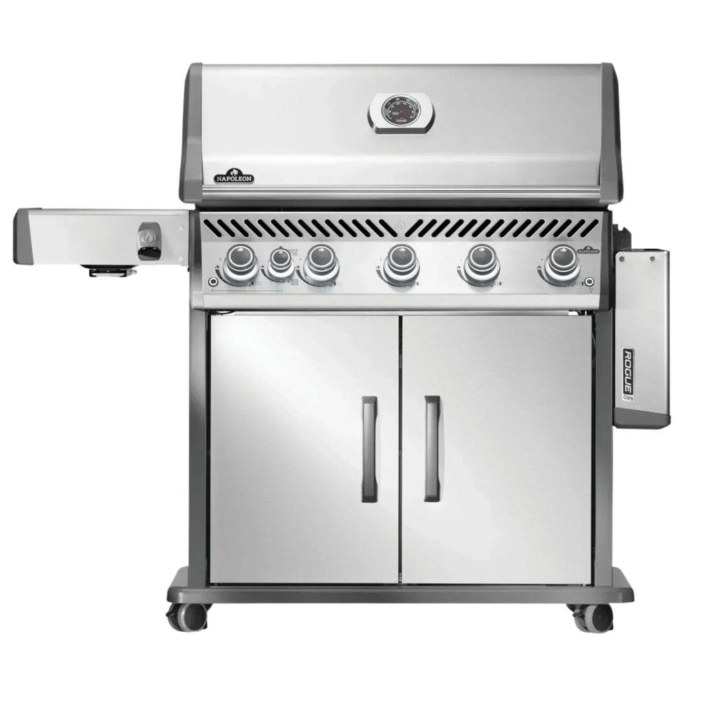 GRILLDEN™ napoleon rogue pro 625 sib freestanding gas grill w infrared side burner